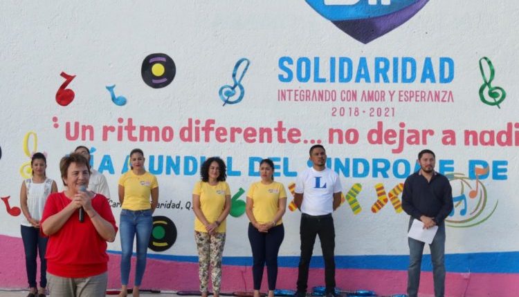 La presidente de Solidaridad, Laura Beristain, conmemora el Día Mundial del Síndrome de Down 
