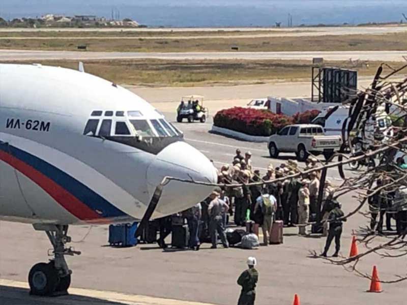 Aviones militares rusos llegan a Venezuela