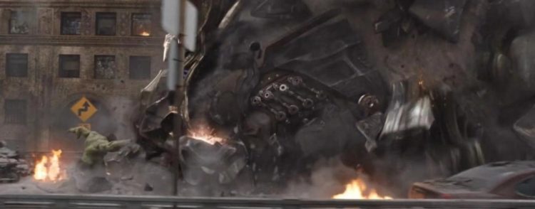 Hulk durante la invasión Chitauri