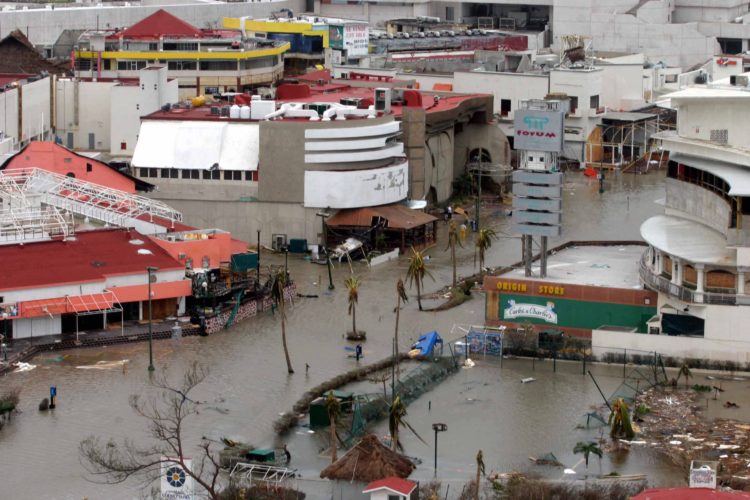 Huracán Wilma en Cancún