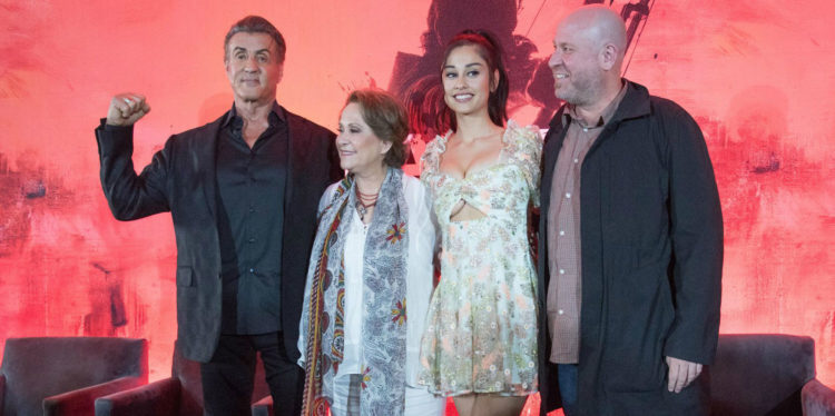 Sylvester Stallone visitó nuestro país para presentar la quinta entrega de Rambo, historia que se desarrolla en México.
