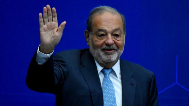 Carlos Slim levanta la mano para participar en las licitaciones para el Tren Maya.
