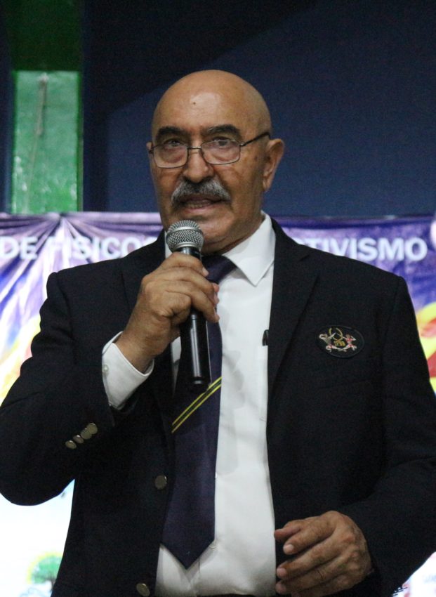 Sebastián Muñoz, presidente de la Asociación Quintanarroense de Fisicoconstructivismo y Fitness.