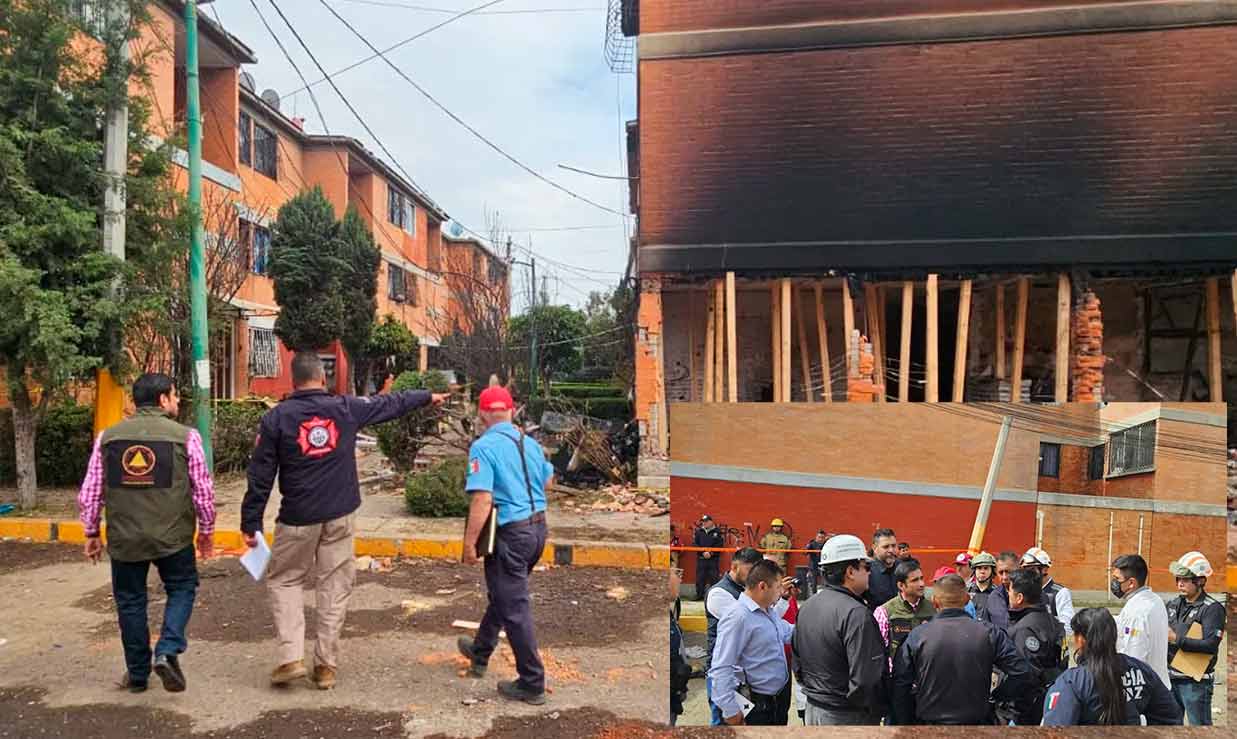 Video Muere Mujer En Explosión Por Gas En Habitacional De Edomex Radio Turquesa Noticias 1399